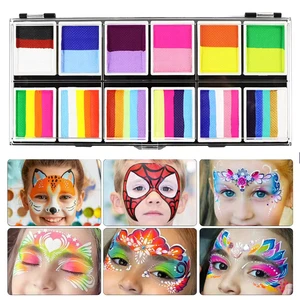 Professional Face Painting Kit for Kids and Adults - Perfect for Halloween Makeup, Birthdays, Parties, Festivals, and Events