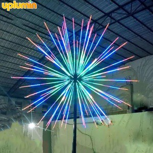 New Hot Selling Waterproof Ip65 Outdoor Display Rgb Smart Fireworks Tree Led Strip Lights For Decoration Firework Lights