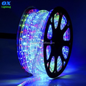 Rope Led Lights 24V 110V 220V Outdoor Waterproof 2 Wire Round Thin Multicolor 100ft LED Rope Light for Christmas Party Wedding