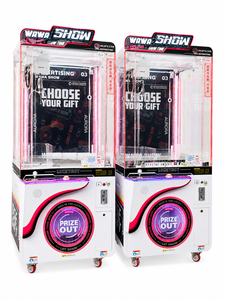 Refurbished Commercial Claw Crane Machine Coin Operated Plastic Metal Prize Game Equipment Flashing Light For Family