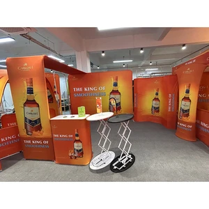 Custom Portable Media Backdrop Print Step And Repeat Logo Wall Banner Expandable Telescopic Stand