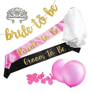Bachelorette Theme Party Decoraytions Kit Bride to Be Sash Bridal Shower