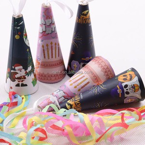 China Factory's Colorful Confetti Ice Cream Streamer for Festive Celebrations-for Halloween Easter Christmas Graduations