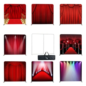 8*8ft/10*10ft Foldable Pillow Case Backdrop Trade Show Equipment Backdrop Banner Stand Photo Booth Backdrop Wall Stand