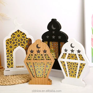Nice Factory Wholesale Ramadan Ornaments Eid Mubarak Table Decoration Muslim Festival OEM Available Diverse Sizes