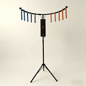 Low-cost Outdoor Simple Booth-type Eye-catching And Quick-hand Arcade Game Machine, Test Reaction Through Baton Challenge