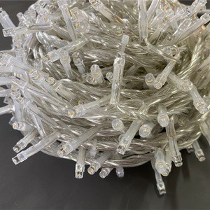 Warm White Transparent Christmas Twinkle Lights Outdoor Led String for Wedding Party Christmas Holiday Decor
