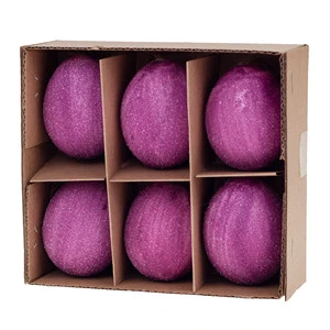 6 PCS Plastic Easter Decoration Blown Decorative Eggs Indoor Use for Kids