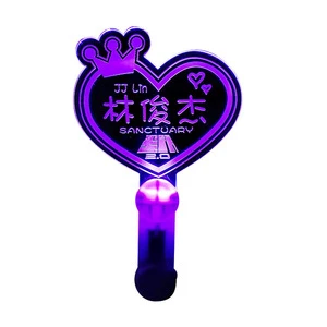 Acrylic Concert Glow Stick Handheld Light Plate With Printing Technique For Star Peripheral Support Props