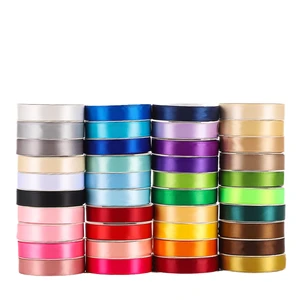 Manufacturer Custom Colorful Design Satin Ribbon 100 Yards 4cm Satin Ribbon