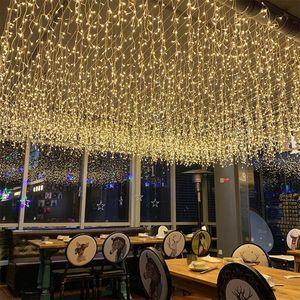 Led Icicle String Light Curtain Light Bar Holiday Party Wedding Club Show Hotel Event Christmas Light