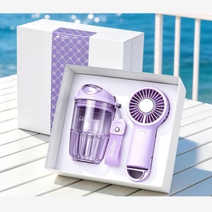 Cup Mini Fan Hot Selling Festive Souvenirs Thank You Gift Sets for Guests Accompanying Birthday Party Favors for Women