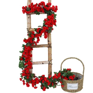 High Quality Silk Artificial Garland for Wedding Arch Party Backdrop Home Decoration Valentine's Day Graduation Roses Vine