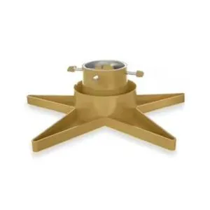High Quality Gold Metal Christmas Tree Stand with Latest Design for Stable Christmas Tree Support and Decorative Display Use