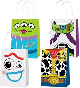 Toy Inspired Story Party Supplies Party Favor Goodie Gift Bags for Kid Birthday Party Decorations (12 PCS)