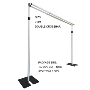Wedding Backdrop Display Stage Decoration Adjustable Size Flower Wall Stand Strong Drap Pipe Stands Frame
