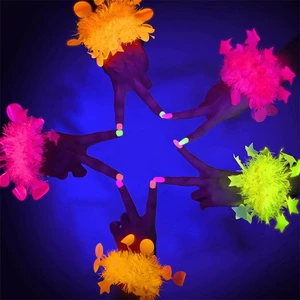 Fun Five-star Fluorescent Bracelet for Birthday Wedding Carnival Party Halloween Christmas New Year Party Prop Decoration