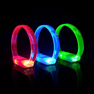 Party Favors Supplies Music Activated Glow Led Bracelet Light Up Wristband Night Events Lighted Bracelets