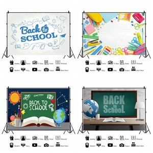 School Season Background Photo Material Photography Background Cloth Studio Props Decoration Banner Can Be Customized