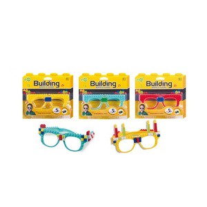DIY Building Bricks Glasses Building Blocks Games for Kids Creative Building Block Birthday Party Supplies