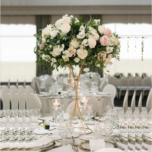 Wedding Flower Sand Table Centerpiece Decoration Stand Wedding Decorative Aluminum Carton Wedding Decoration