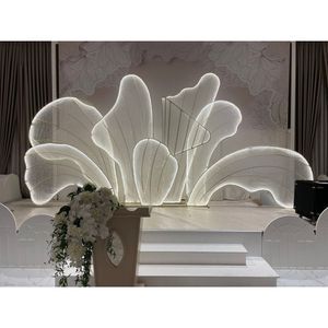 Crystal Elegance Backdrop Wedding Decoration Stage Background Party Event Backdrop for Anniversary Engagement