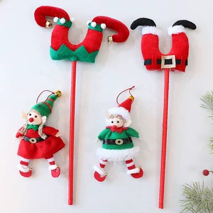 China Factory Supply Christmas Ornaments for Trees and House Decoration Santa's Legs and Clown's Legs Christmas Ornament Gifts