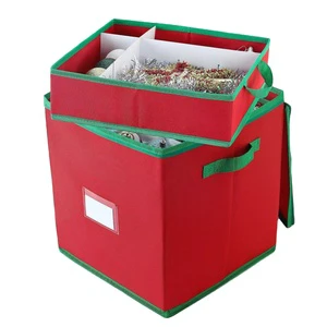 Factory Custom Made 4-Inch Compartment Storage Container 600D Oxford for Christmas Tree Stand Accessories Christmas Accessories