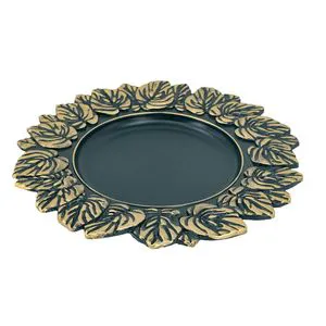 8 Pack D14 Plastic Charger Plate for Party Tableware & Table Decorations