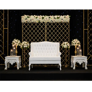 Dreamy Wedding Reception Night Candle Wall Unique Wedding Events Candle Walls Decor Sparkling Wedding Stage Metal Candle Wall UK