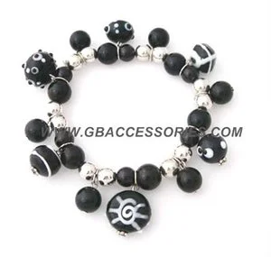Hallaween Bracelet, Bat, Soreress, Black Cat.