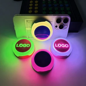 OEM Official Kpop Idol Customized LOGO DMX Control Magnet Phone Holder RGB LED Light Tok Stick For Concerts & Party Favors