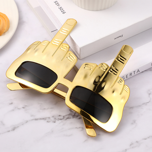 Eye Glasses Party Supplies Funny Eyeglasses Middle Finger Novelty Creative Photo Props Holiday