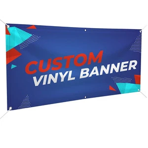 Factory Custom Large Size Outdoor Advertising Banner - Waterproof Tarpaulin & Vinyl Options