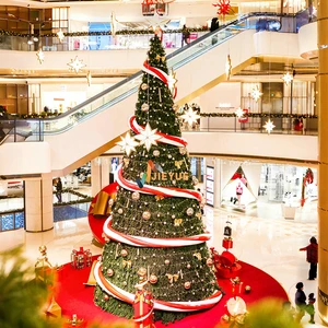2025 High Quality Indoor Outdoor Dual-Use Commercial Christmas Tree Lighting Accessories Eco-Friendly Standing for Festive