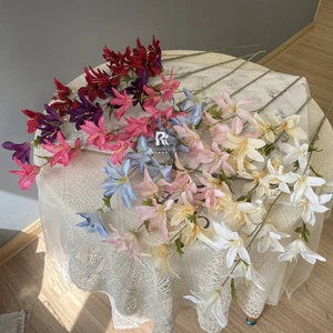 Simulation Quality Silk Orchid Simulation Flower Wall for Wedding Outdoor Photography Flowers