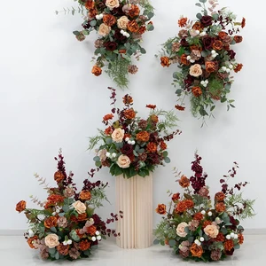 Custom Artificial Flower Wedding Centerpieces Silk Floral Table Arrangements for Event Decoration