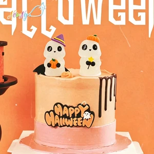 Wholesale Custom Design Handmade 3D Edible Halloween Cake Toppers Cake Decorating Supplies Sugar Figurine