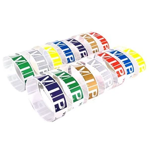 Customizable Factory Tyvek Paper Bracelet VIP Admission Wristband for Concert Amusement Park Pool Events Parties with Bar Coding