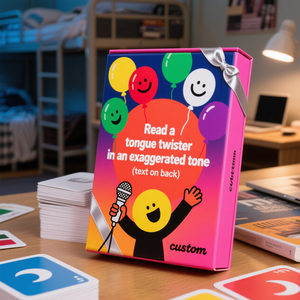 High Quality Party Games Custom Drunk Playing Icebreaker Card Game with Personalized Logo