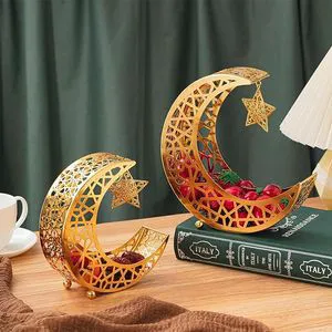 New Handmade High Quality Wholesale Half Moon Display Trays for Eid Ramadan Party Supplies 2025 at Wholesale Price From India