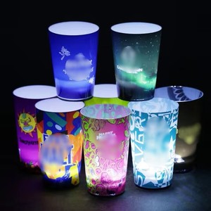 Led Flash Light up Drinking Glasses Fun Glowing Led Blinking Led Cup