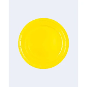 Party Love Yellow Cardboard Disposable Plates 17cm Set of 8 Classic Style