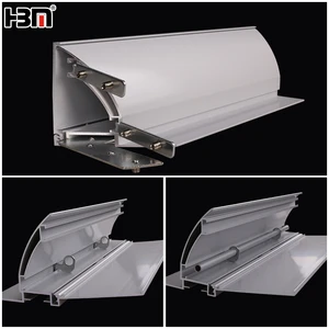 Outdoor Led Banner Sign Side Open Outdoor Led Aluminium Profile Light Box Frame