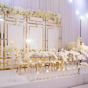 Unique Design Fancy Stage Wedding Acrylic Backdrops