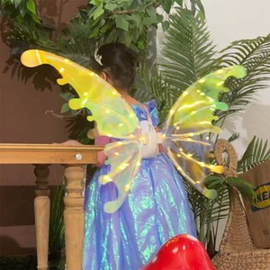 Novelty LED Butterfly Wings Glowing Plastic Party Favors with Flashing Lights Perfect Girls' Glowing Decoration or Gift