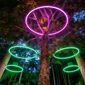 Tree Lights RGBW Color Changing Wheel Design with IP65 Waterproof for Street Garden Festive LED Landscape Lighting