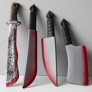 Halloween Decoration Set Party Supplies Props Blood Toy Knife Wholesale Halloween Merchandise