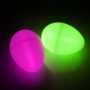 Fashionable Glow Stick Easter Halloween Glow Eggs Luminous Glow Toy for Holiday Party Decoration