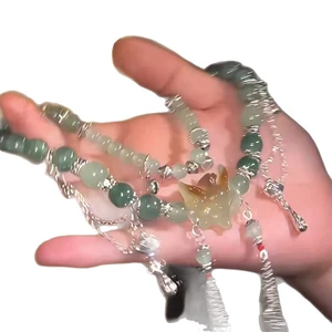 Ling fox Mask Bracelet New Chinese Long Double Ring Bracelet Chinese Aesthetic fox Bracelet Can Be Stacked with Oriental Beauty